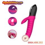  Dương Vật Giả Rung Cầm Tay Sưởi Ấm Nhiệt Có Đầu Tai Thỏ LETEN 