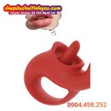  Dương Vật Giả Rung Đa Chế Độ Kèm Đầu Lưỡi Liếm Hột Le Âm Đạo 