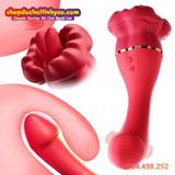  Dương Vật Giả Rung Tự Động Kèm Đầu Môi Lưỡi Liếm Mơn Trớn 