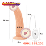  Dương Vật Giả Rung Kèm Dây Đai Đeo Điều Khiển Remote INGEN 