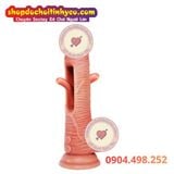  Dương Vật Giả Rung Làm Ấm Tích Hợp Que Đập Điều Khiển Từ Xa 
