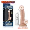  Dương vật giả rung mạnh nguồn 4 pin AA hít tường 7.5 inch 