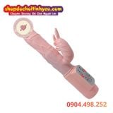  Dương Vật Giả Rung Ngoáy Làm Ấm Kèm Đầu 4 Lưỡi Massage Hạt Le 