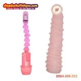  Dương Vật Giả Rung Thiết Kế Xoắn Ốc Có Thể Uốn Cong BAILE 