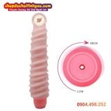  Dương Vật Giả Rung Thiết Kế Xoắn Ốc Có Thể Uốn Cong BAILE 
