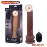  Dương Vật Giả Rung Thụt Có Vân Xoắn Điều Khiển Từ Xa ESCAPADE 