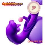  Dương Vật Giả Rung Thụt Đập Kèm Đầu Lưỡi Liếm Mút Kích Thích 