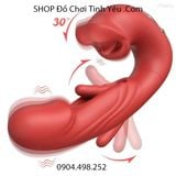  Dương Vật Giả Rung Thụt Đập Kèm Đầu Lưỡi Liếm Mút Kích Thích 