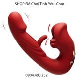  Dương Vật Giả Rung Thụt Đập Kèm Đầu Lưỡi Liếm Mút Kích Thích 
