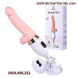  Dương Vật Giả Rung Thụt Kèm Giá Đỡ Có Điều Khiển CYCLONE FIRE 