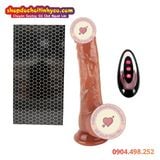  Dương Vật Giả Rung Thụt Tạo Nhiệt Điều Khiển Từ Xa Qua APP 