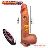  Dương Vật Giả Rung Thụt Tạo Nhiệt Điều Khiển Từ Xa Qua APP 
