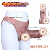  Dương Vật Giả Siêu Khủng Rỗng Ruột Liền Quần Có Xớ Thịt Nổi 