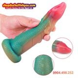  Dương Vật Giả Thiết Kế Hình Kỳ Nhông Có Vảy Nổi Ma Sát Tê Tái 
