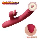  Dương Vật Giả Thụt Mạnh Có Bi Nổi Kèm Đầu Lưỡi Liếm R420 