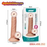  Dương vật giả YEAIN 18cm có bìu silicon mềm dẻo hít tường 