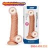 Dương vật giả YEAIN 23cm nhiều hạt siêu mềm có đế hít tường