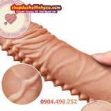  Dương vật giả YEAIN 23cm nhiều hạt siêu mềm có đế hít tường 