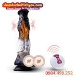  Dương Vật Ngựa Giả Vân Nổi Rung Thụt Sưởi Ấm Điều Khiển Từ Xa 