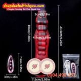  Dương Vật Quái Vật Rồng Giả Rung Thụt Ngoáy Tích Hợp Sưởi Ấm 