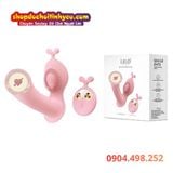  Dương vật giả tỏa nhiệt tai thỏ Lilo đeo mặc điều khiển từ xa 
