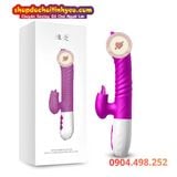 FOX máy massage âm đạo cầm tay rung thụt lưỡi liếm có nhiệt 