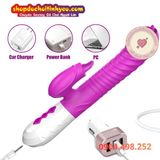 FOX máy massage âm đạo cầm tay rung thụt lưỡi liếm có nhiệt 