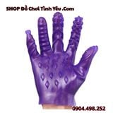  Găng Tay Silicone Móc Bướm Nhiều Gân Nổi Kích Thích Bạn Tình 
