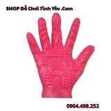  Găng Tay Silicone Móc Bướm Nhiều Gân Nổi Kích Thích Bạn Tình 