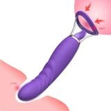  Gậy Rung Liếm Lưỡi Kèm Hút Thiết Kế 2 Đầu Kích Thích Cho Nữ 