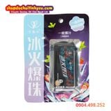  Kẹo Nổ Băng Hỏa Mùi Dâu Bạc Hà Kích Thích Hưng Phấn Oral Sex 