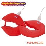  Kẹp Đầu Ti Rung Hình Môi Đỏ Chúm Chím Có Điều Khiển Từ Xa 