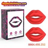  Kẹp Đầu Ti Rung Hình Môi Đỏ Chúm Chím Có Điều Khiển Từ Xa 