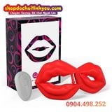  Kẹp Đầu Ti Rung Hình Môi Đỏ Chúm Chím Có Điều Khiển Từ Xa 