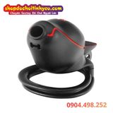  Khóa Dương Vật Thiết Kế Đầu Chó Kèm 4 Vòng Khóa Đa Kích Thước 