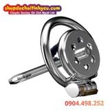  Khóa Trinh Tiết Dương Vật Kim Loại Dạng Nắp Phẳng Lỗ Trái Tim 