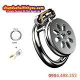  Khóa Trinh Tiết Thép Không Gỉ Nắp Phẳng Có Lỗ Thoáng Khí To 