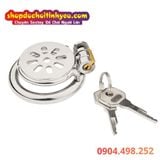  Khóa Trinh Tiết Thép Không Gỉ Nắp Phẳng Có Lỗ Thoáng Khí To 