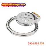 Khóa Trinh Tiết Thép Không Gỉ Nắp Phẳng Có Lỗ Thoáng Khí To 