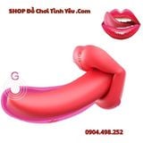  Lưỡi Rung Mềm Mại Massage Điểm G Âm Đạo Có Điều Khiển Từ Xa 