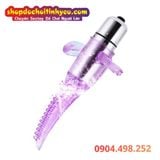  Lưỡi Rung Mini Đeo Ngón Tay Có Nhiều Hạt Gai Nổi Kích Thích 