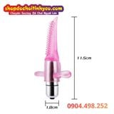  Lưỡi Rung Mini Đeo Ngón Tay Có Nhiều Hạt Gai Nổi Kích Thích 