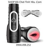 Máy Bú Mút Dương Vật Cầm Tay Có Rung Dạng Đèn Pin Tách Đôi 