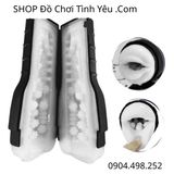  Máy Bú Mút Dương Vật Cầm Tay Có Rung Dạng Đèn Pin Tách Đôi 