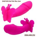  Máy Bướm Rung Dạng Dương Vật Mini Cắm Hậu Môn Có Điều Khiển 