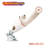  Máy Dương Vật Giả Bi Nổi Rung Thụt Kèm Đầu Hút Điều Khiển App 