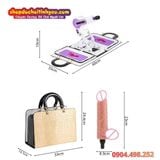  Máy Dương Vật X8 Rung Thụt Tự Động Tháo Lắp Dạng Túi Xách 