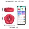 Máy Kẹp Núm Vú Hoa Hồng Rung Mạnh Điều Khiển Qua App CAMELLIA