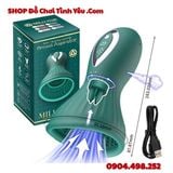  Máy Liếm Bú Mút Âm Đạo Núm Vú Đa Chế Độ Massage MILU CUP 
