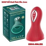  Máy Liếm Bú Mút Âm Đạo Núm Vú Đa Chế Độ Massage MILU CUP 